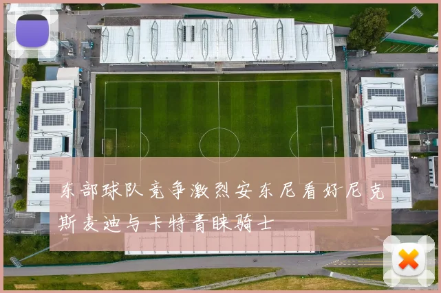 东部球队竞争激烈安东尼看好尼克斯麦迪与卡特青睐骑士